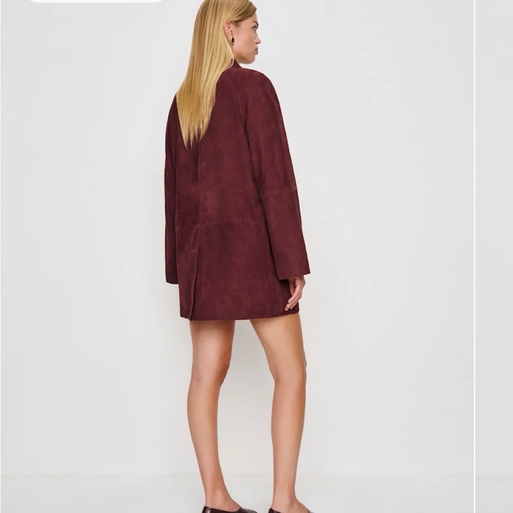 NEVER WORN Reformation suede Celine coat- with tags, never worn! - Picture 4 of 6